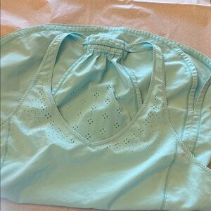 Lulu blue/teal tank size 8 oversized
